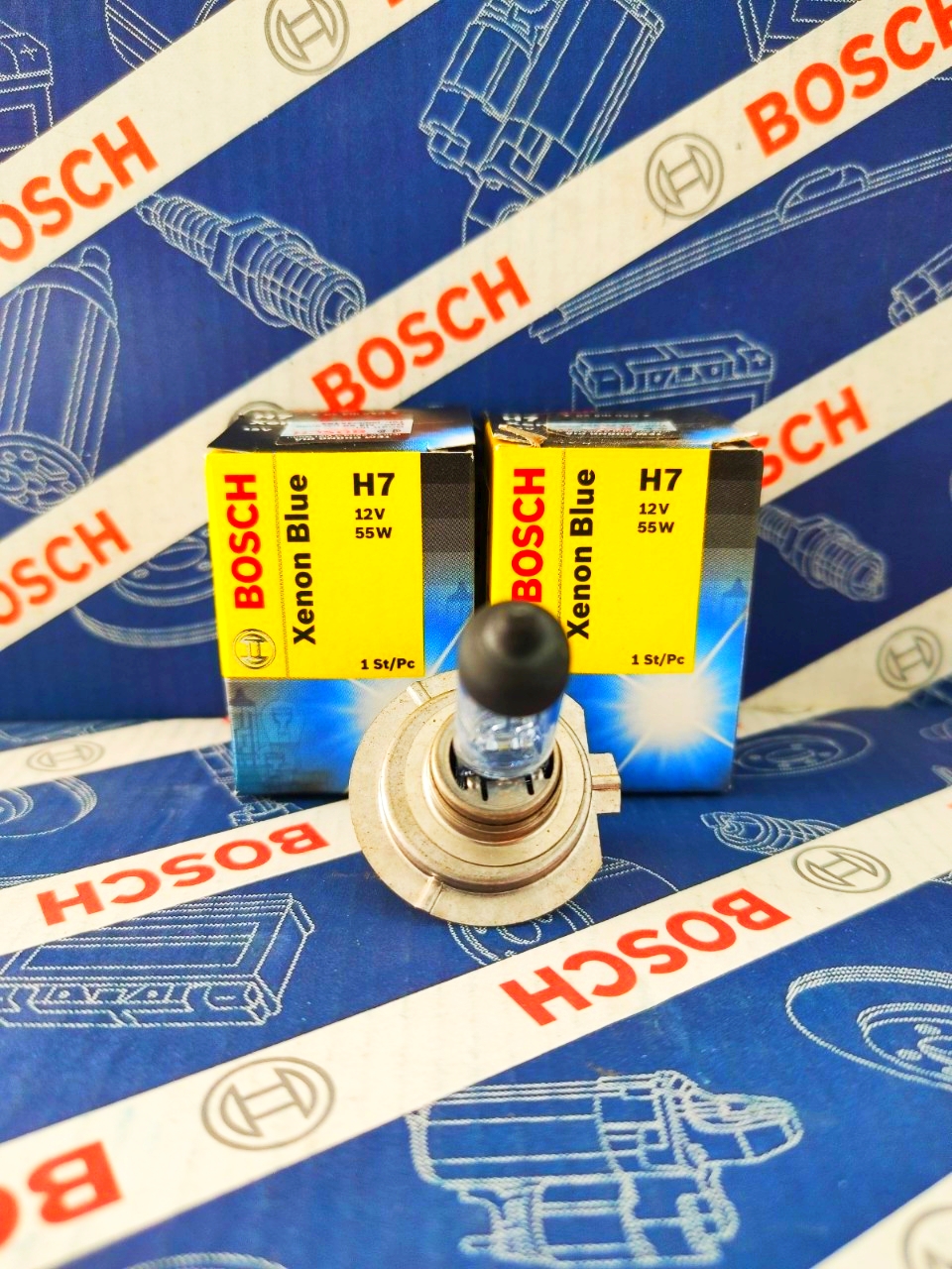 Bóng Đèn Xenon Bosch H7 12V 55W Xenon Blue (Hộp 1 Bóng)