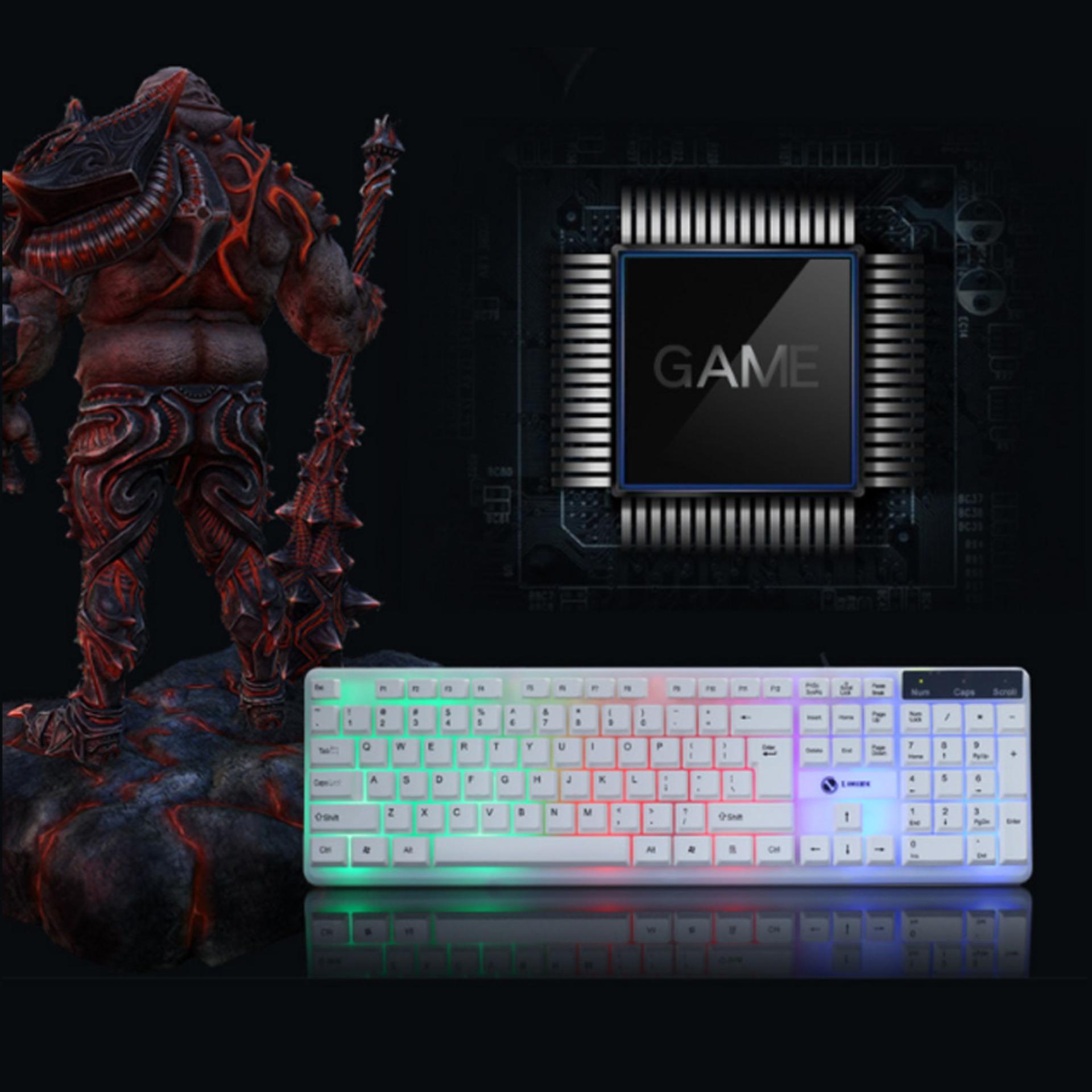 Bàn Phím Chuột Gaming G21 LED 7 Màu - hàng nhập khẩu