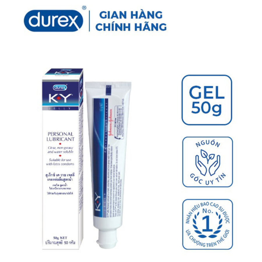 Hình ảnh Gel bôi trơn Durex K-Y Jelly 50g - KY Jelly