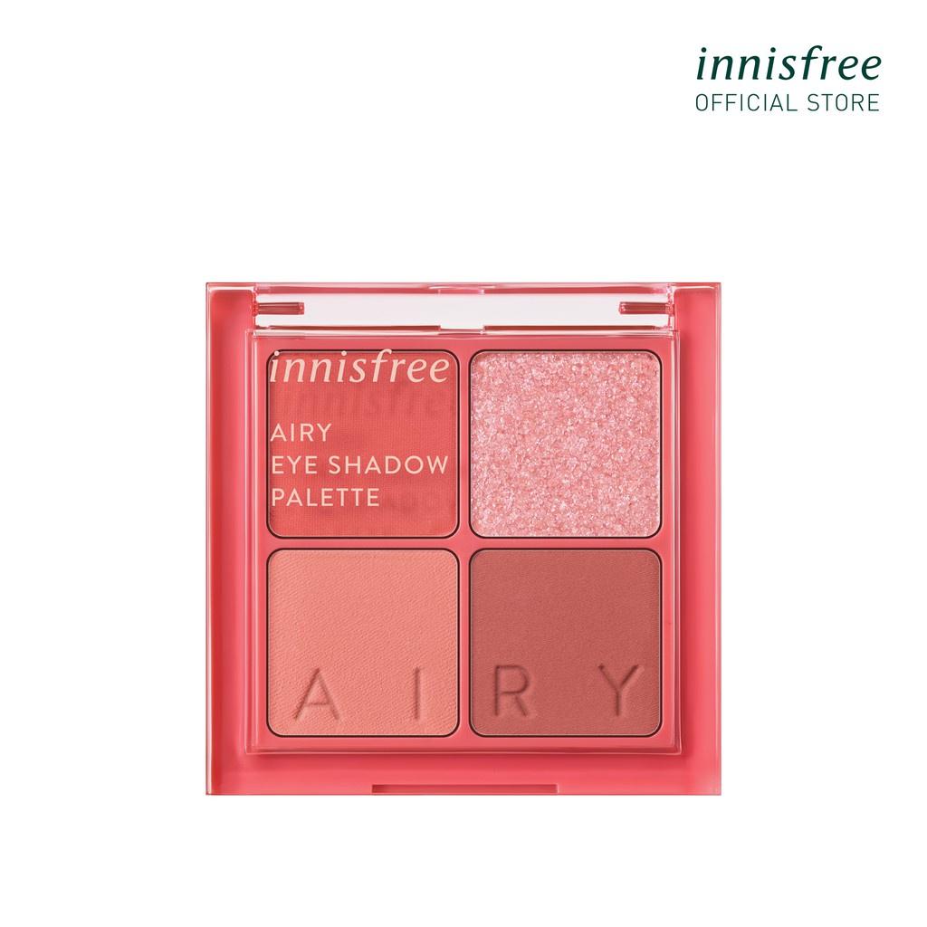 Bảng phấn mắt Airy Mauve Rose innisfree Airy Eye Shadow Palette 7.1g