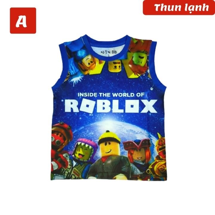 Đồ bộ thun lạnh cho bé trai Roblox từ 10-46kg - giặt không vỡ hình - Kiến Lửa