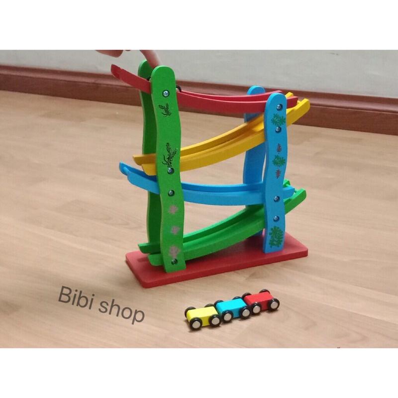 Bộ xe cầu trượt 4 tầng cho bé