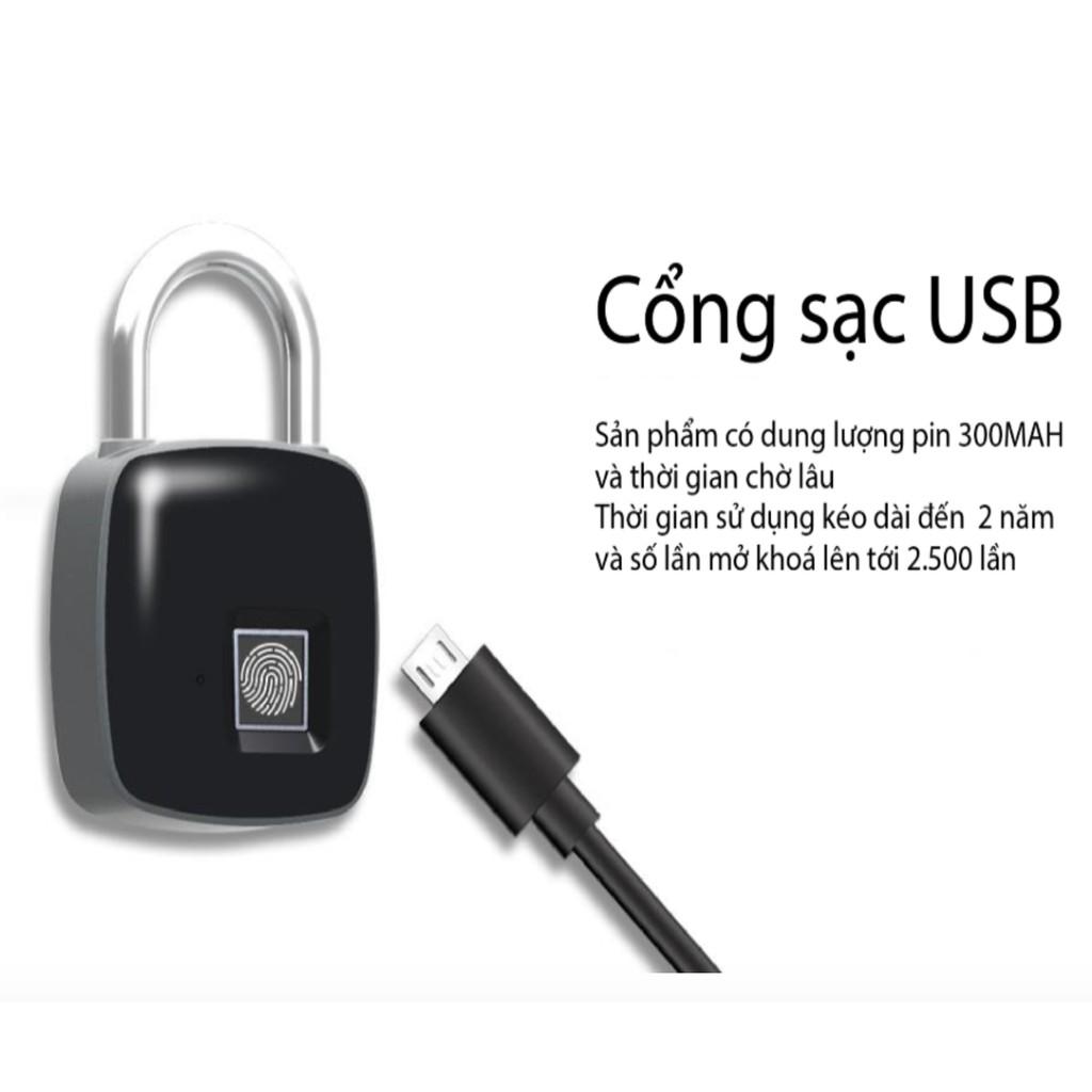 Ổ khóa bảo mật vân tay mini thông minh - ShopToro - AsiaMart