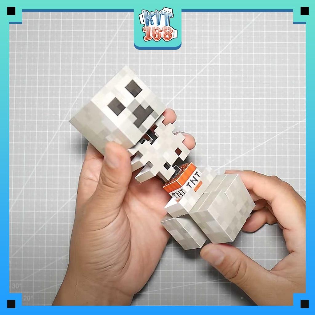 Mô hình giấy S Creeper - Minecraft