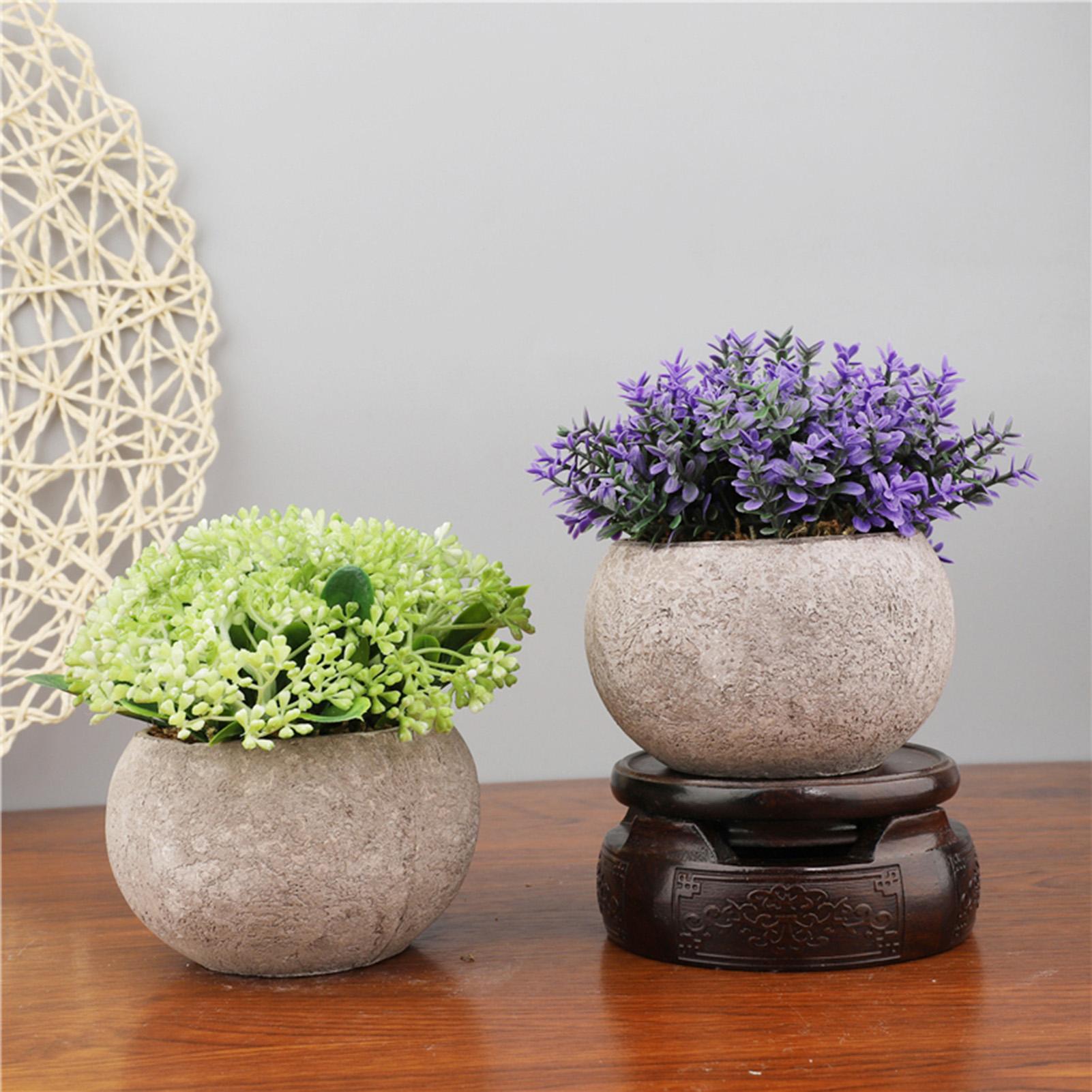 Set 3 Chậu Mini Cây Trồng Nhân Tạo