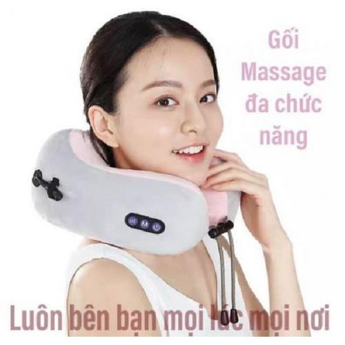 Gối massage Cổ Có Vòng Xoay Đa Năng chữ U