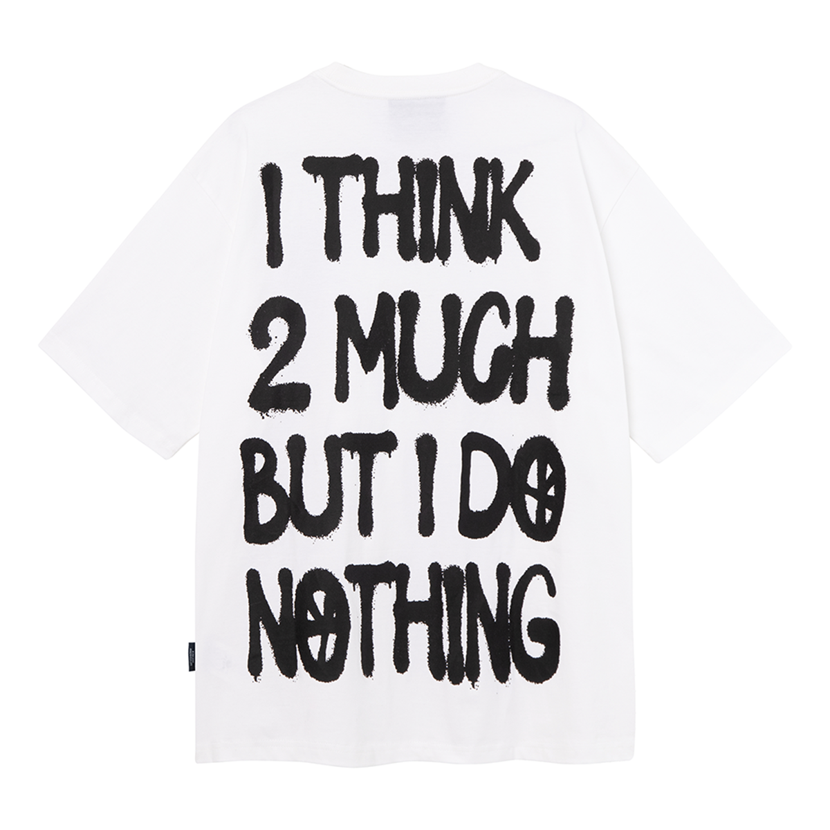 DirtyCoins Áo thun IThink2Much T-shirt - White