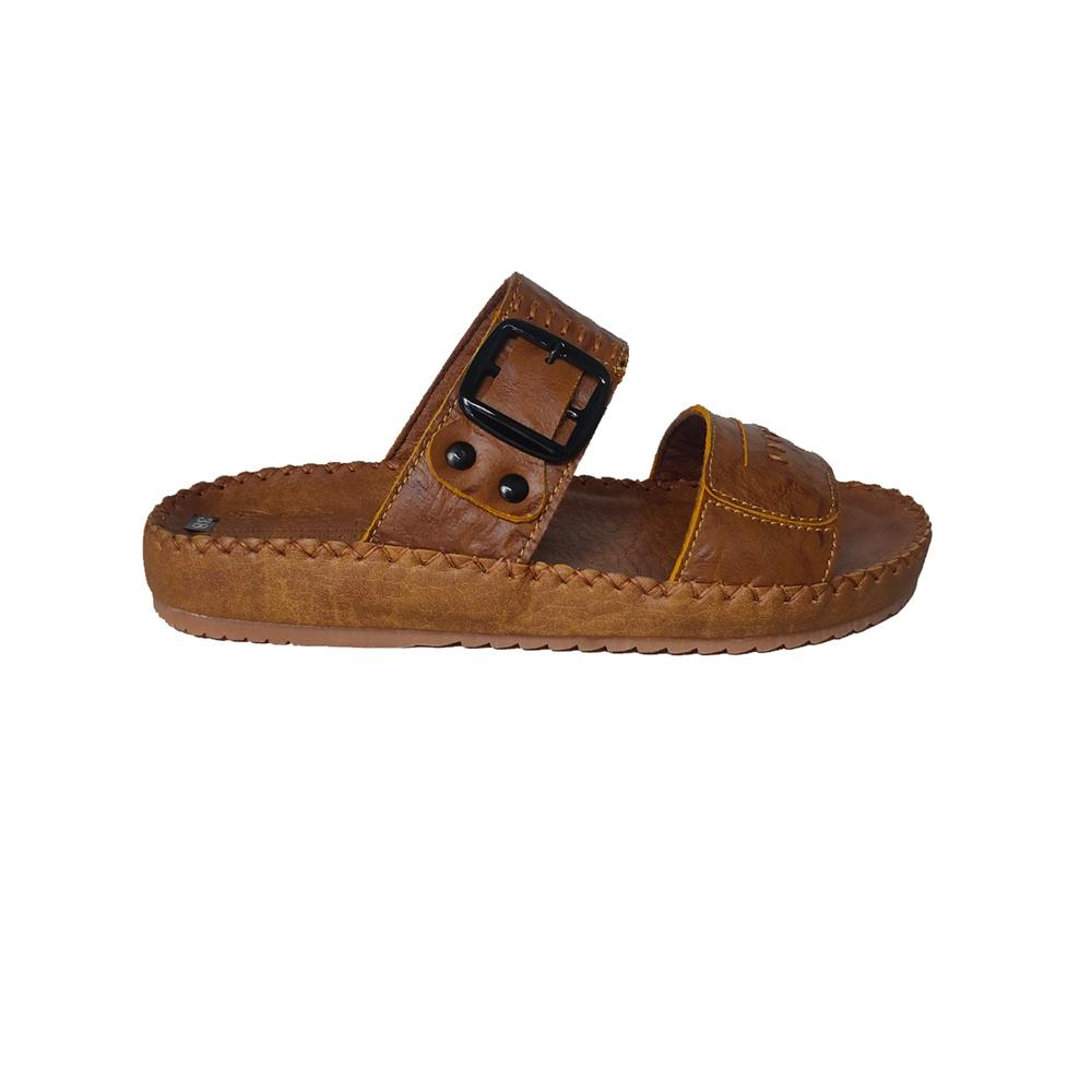 Dép Nam Quai Ngang TiTi ĐÔ Da Bò Thật Cao Cấp DNA2175b