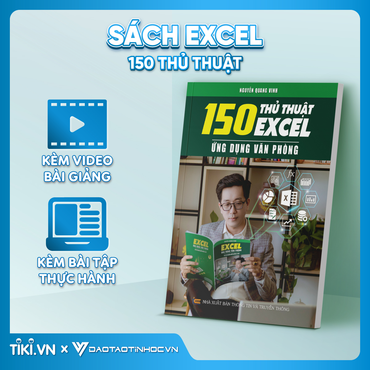 Combo 6 sách Word - Excel - Powerpoint - Google Sheet - 150 TT - 90 Hàm Excel ĐÀO TẠO TIN HỌC Ứng Dụng Văn Phòng Thông Dụng Tặng sách Power Query