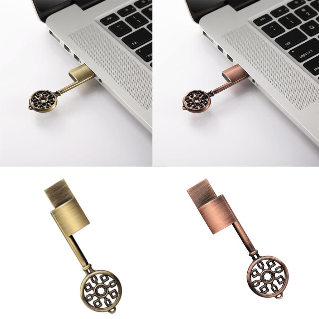 Metal Key Waterproof Flash Drive USB Disk Pendrive Memory Stick