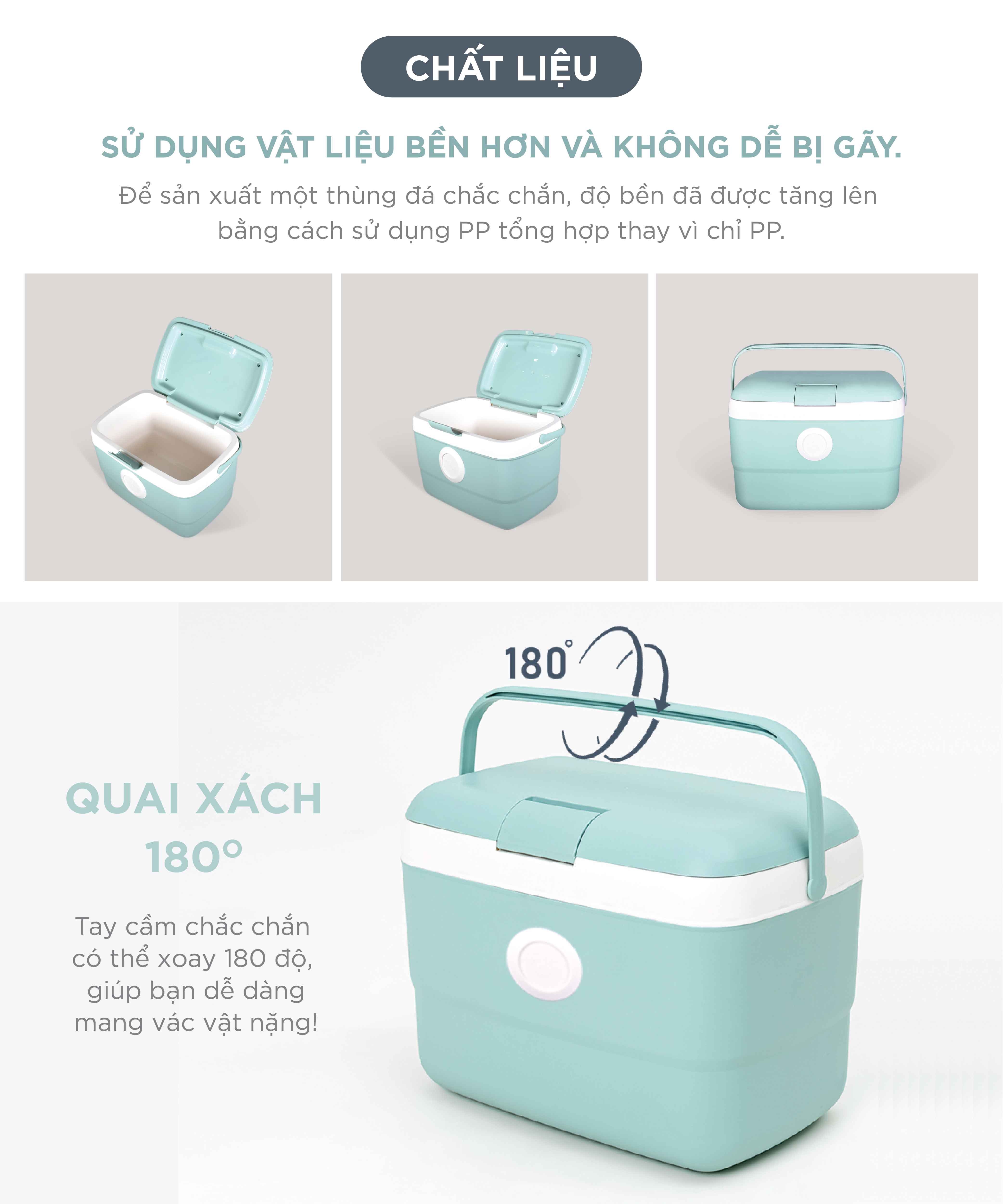 COMBO 2 thùng đá LIVINGON loại 9L & 21L