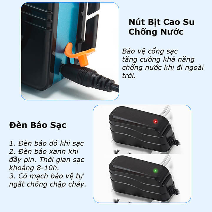 Đèn pin đội đầu siêu sáng chiếu xa 500m công suất 100W, pin trâu 8-10h, đèn pin đeo trán 1 bóng chống thấm nước SS-5578 100W