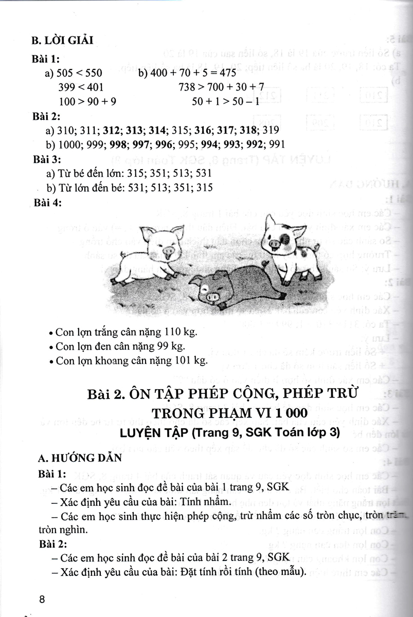 Sách tham khảo- Bài Giảng & Hướng Dẫn Học Toán Lớp 3 - Tập 1 (Dùng Kèm SGK Kết Nối Tri Thức Với Cuộc Sống)_HA