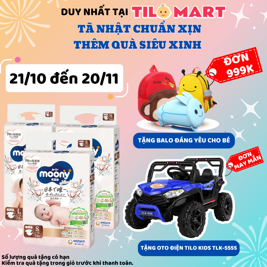 Tã Quần Moony Natural Bông Organic M46