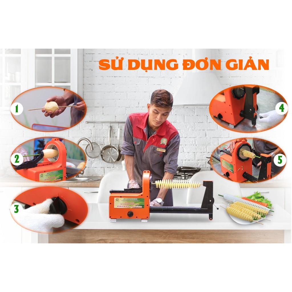 Dụng cụ cắt khoai tây lốc xoáy 3A - Hàng Chính Hãng