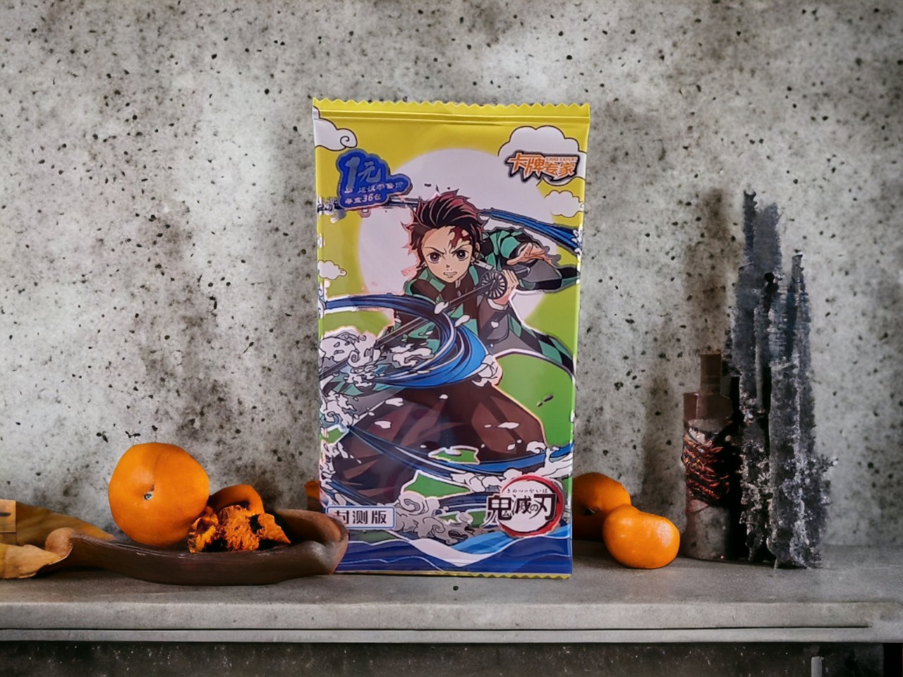 (FULL BOX) Hộp Thẻ Bài Anime Kimetsu No Yaiba ảnh thẻ nhân phẩm ngẫu nhiên chibi xinh xắn giá rẻ ( hộp 36 pack)