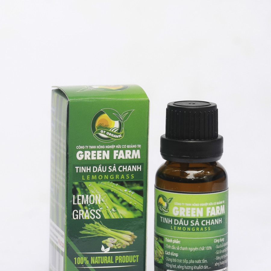 Tinh dầu sa chanh đuổi muỗi greenfarm 20ml