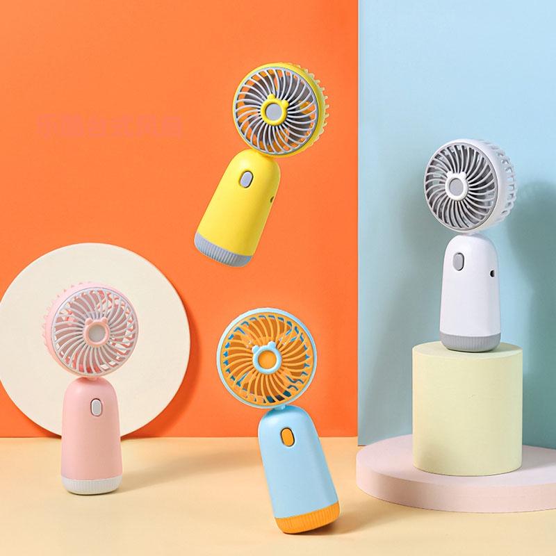 JIASHI Quạt cầm tay mới sạc usb Quạt điện đa năng cầm tay để bàn cầm tay hoạt hình Hàng nhập khẩu