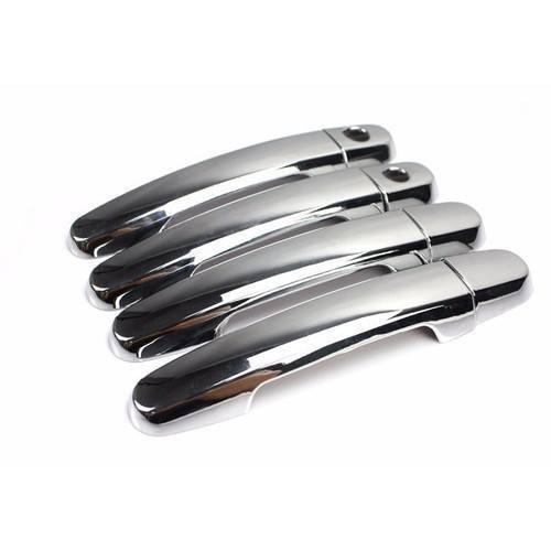 Bộ Ốp Hõm Tay Nắm Cửa Mạ Crom Chống Trầy Xước Cho Ô Tô dành cho xe Toyota Vios 2014-2017