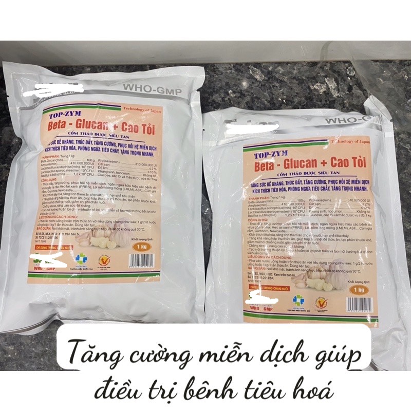 1kg BETA-GLUCAN-CAO TỎI tăng cường miễn dịch giúp điều trị bệnh, tiêu hoá tốt hơn