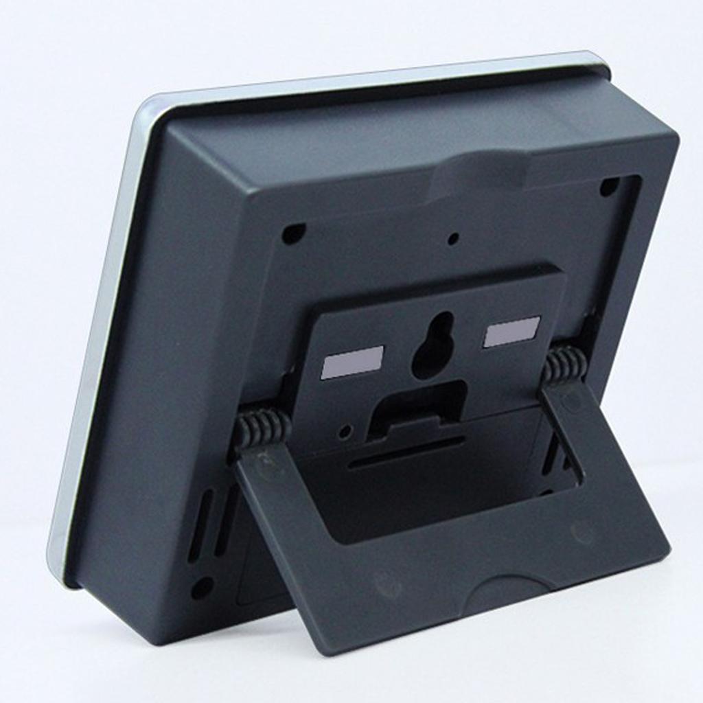 Digital Alarm Clock LCD Wall Mount&Desk Display Calender Clock for Office