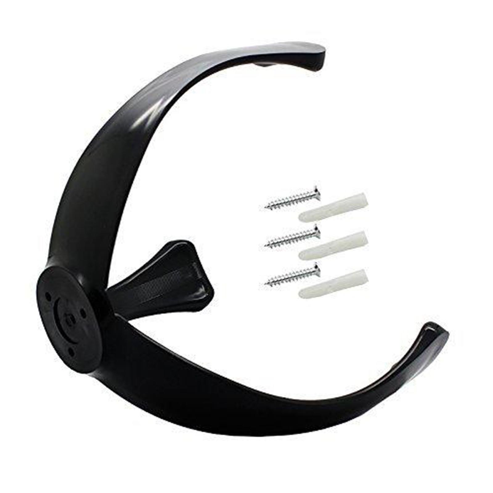 Black Plastic Wall Soccer Display Storage Rack Shelf Claw Basketball Holder