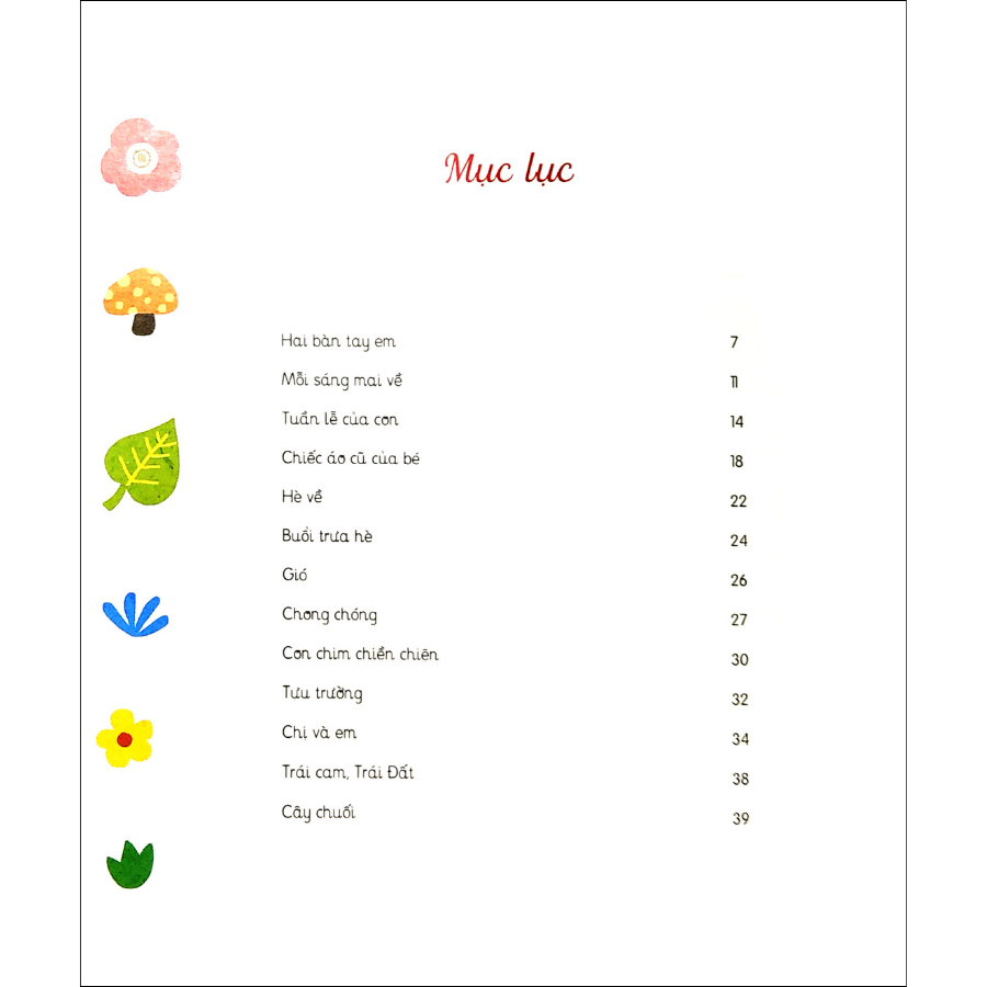 Sách Thơ Hay Viết Cho Thiếu Nhi: Hai Bàn Tay Em