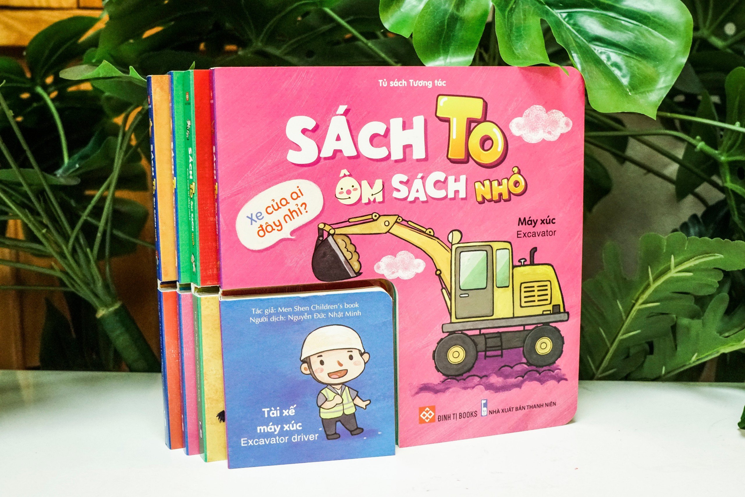 Sách - bộ sách to ôm sách nhỏ dành cho trẻ 3-6 tuổi - Đinh Tị Books