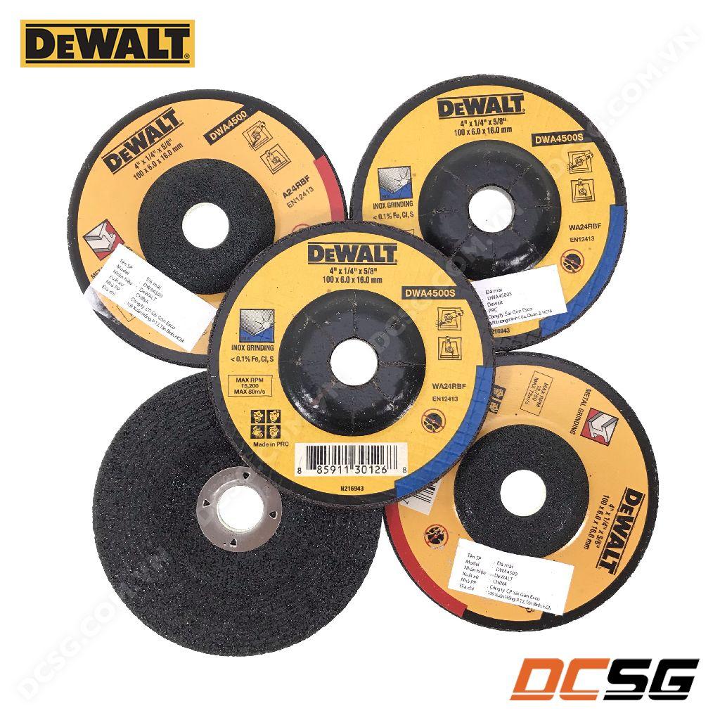 Đá mài inox 100x6.0x16mm Dewalt DWA4500S | DCSG