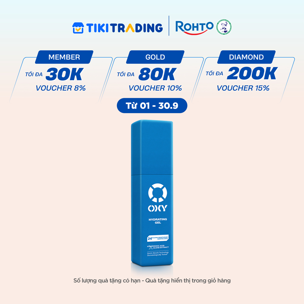 Kem dưỡng ẩm cho nam dạng gel Oxy Hydrating Gel 50g