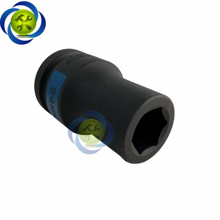 Tuýp 24mm 1 inch Kingtony 843524M loại dài 6 cạnh màu đen