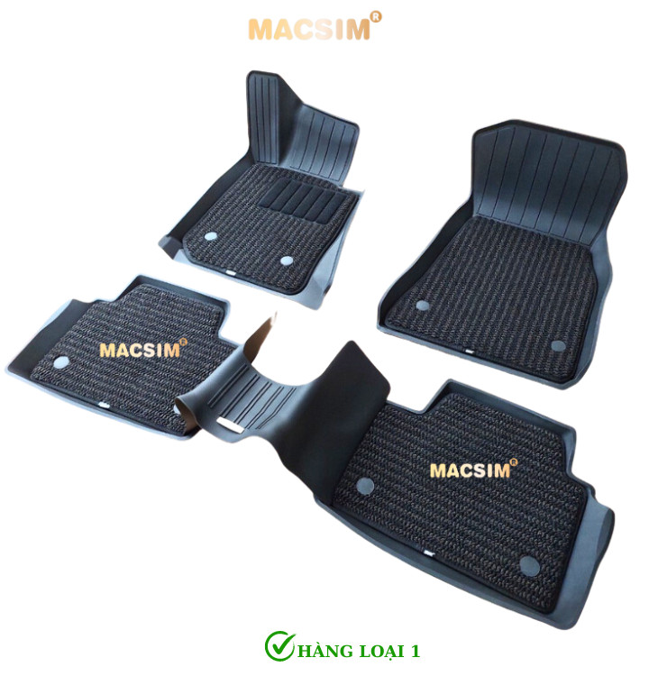Hình ảnh Thảm lót sàn ô tô 2 lớp cao cấp dành cho xe BMW 3 Series New 320i/ 330i 2019+ nhãn hiệu Macsim 3w chất liệu TPE