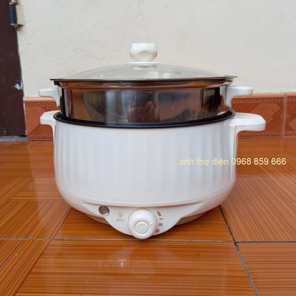 Nồi Lẩu Mini Cắm Điện Đa Năng Lớp Chống Dính Teflon Cao Cấp