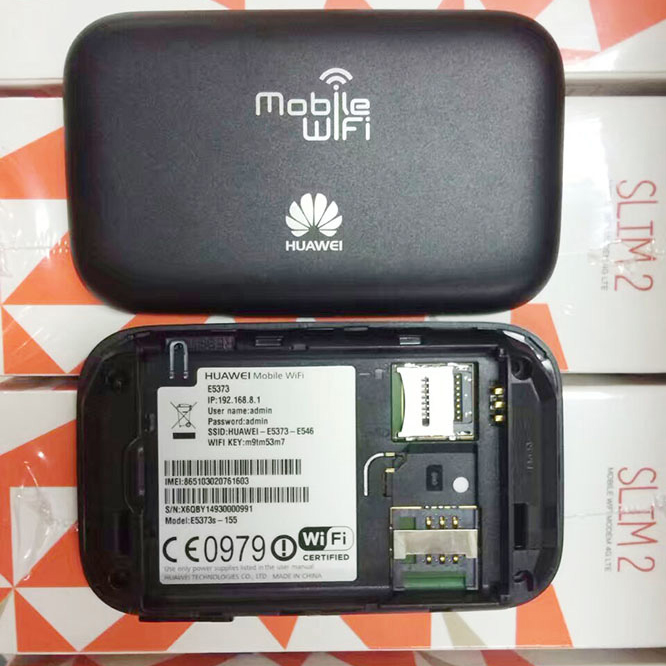 Phát wifi 4G tốc độ cao LTE Huawei E5373 có cổng gắn anten TS9 - hỗ trợ vừa sạc vừa dùng (Đen) Hàng Nhập Khẩu