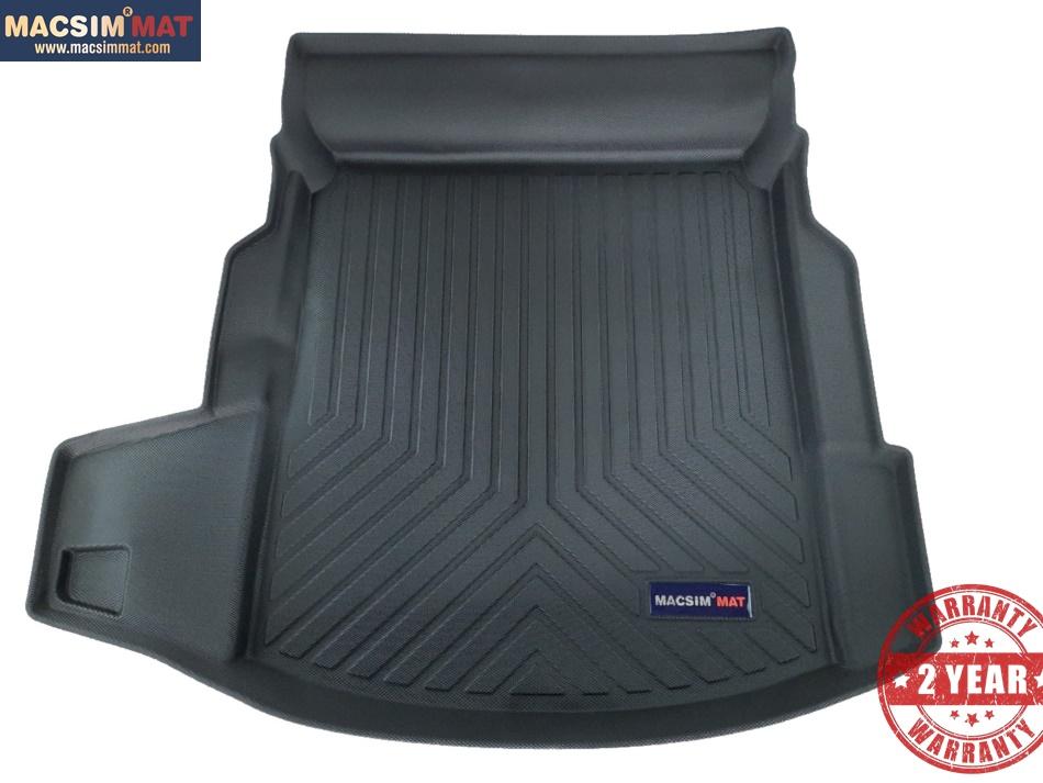 Thảm lót cốp Audi A8 2019-đến nay nhãn hiệu Macsim chất liệu TPV cao cấp màu đen