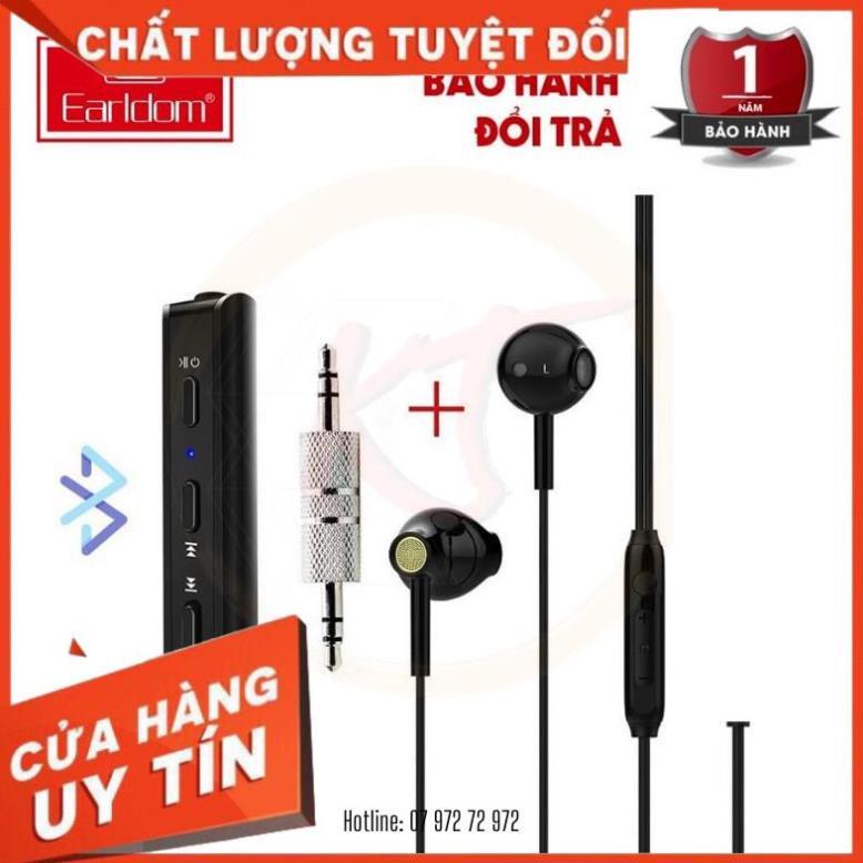 Tai Nghe Có Dây + Thiết Bị Thu BLuetooth M37 hàng chính hãng