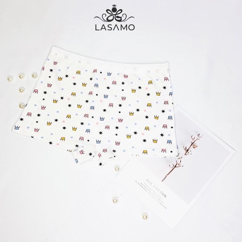 Set 2 chiếc quần chip bé gái, quần lót cho bé gái cotton cao cấp họa tiết Ngựa Pony dễ thương hãng LASAMO mã QLB012