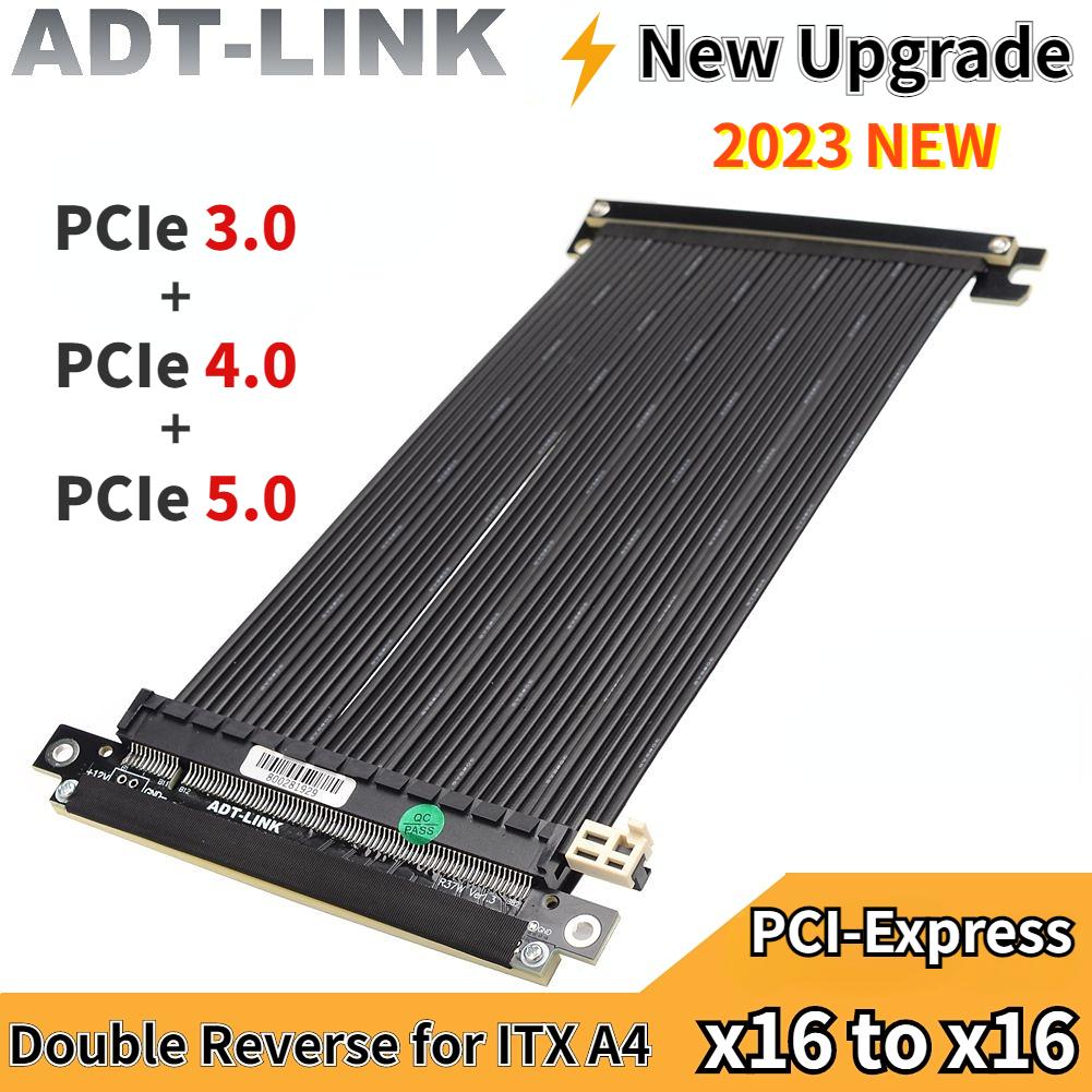 2023 PCIE mới 4.0 x16 Cáp Riser RTX 4090 Đồ họa card video Gen5/4 Cáp mở rộng linh hoạt tốc độ cao PCI-E Riser GPU ITX A4