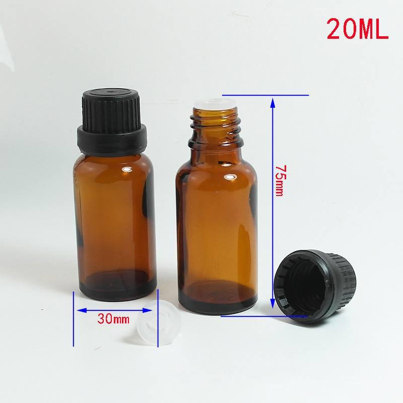 Chai Thủy Tinh 50ml Đựng Tinh Dầu Nhỏ Giọt 20ml (10 chai )