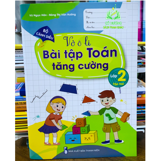 Sách - Vở Ô li Bài Tập Toán Tăng Cường lớp 2 - tập 1