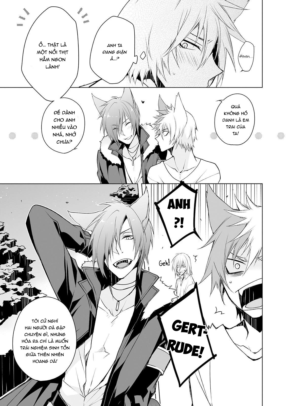 anh chàng người sói và tiểu thuyết gia lập dị chapter 6.2 1