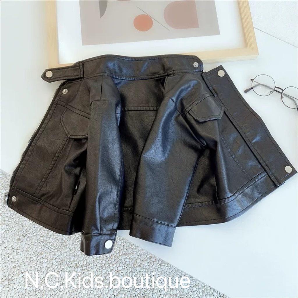 Áo khoác da cao cấp cho bé (10-25kg