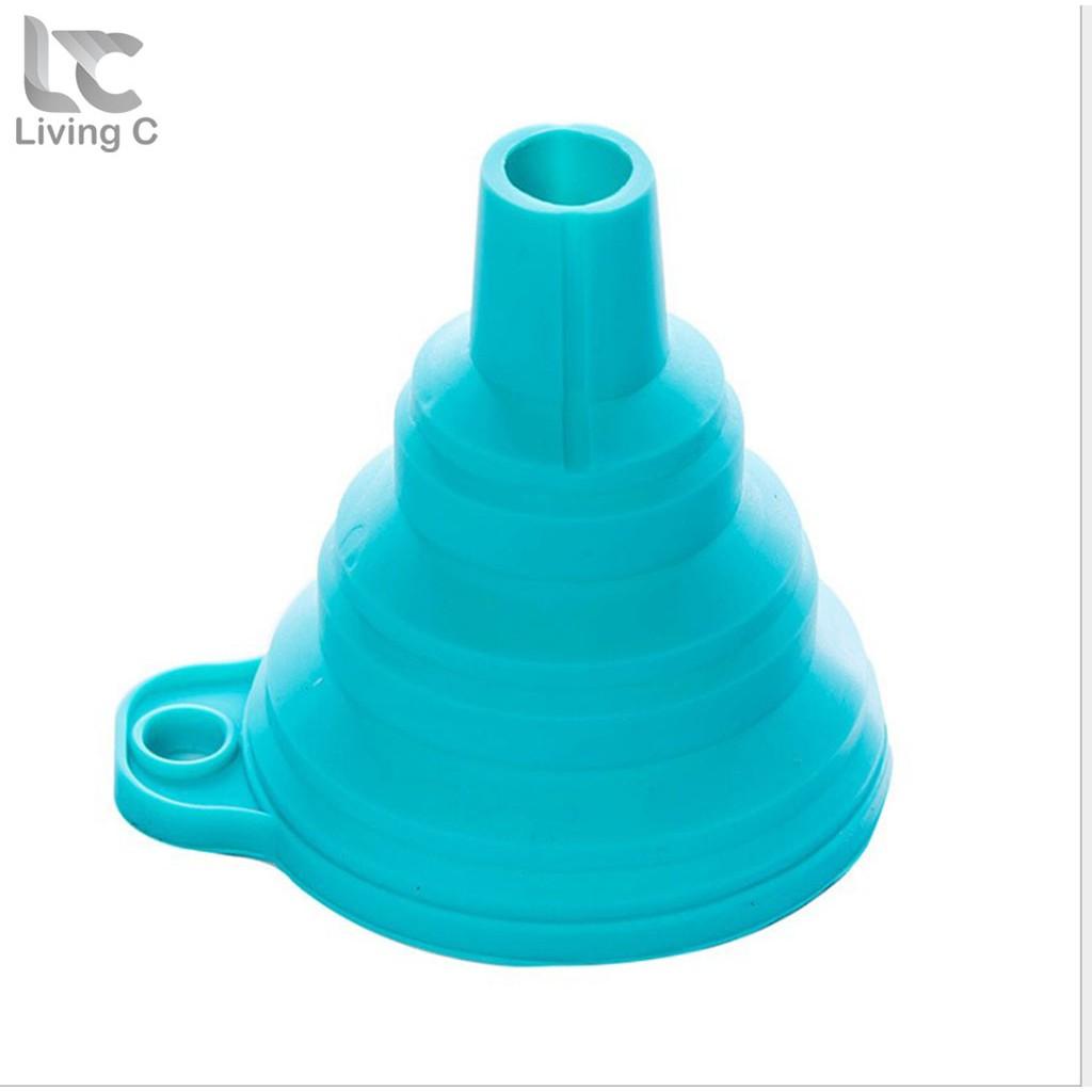 Phễu Silicon chịu nhiệt chống ám mùi gấp gọn tiện lợi Living C _P19