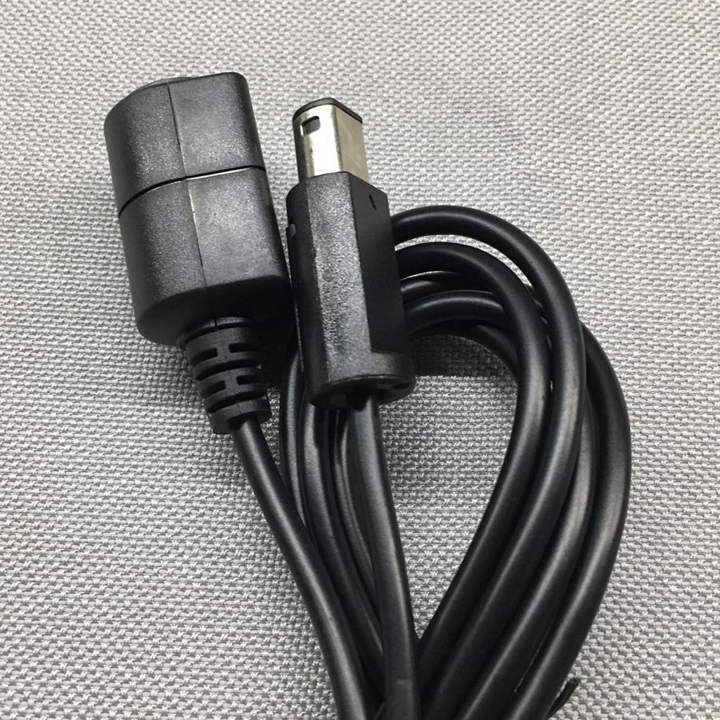 1.8m Controller Extension Cable Cord for Nintendo GameCube NGC Controllers - Black