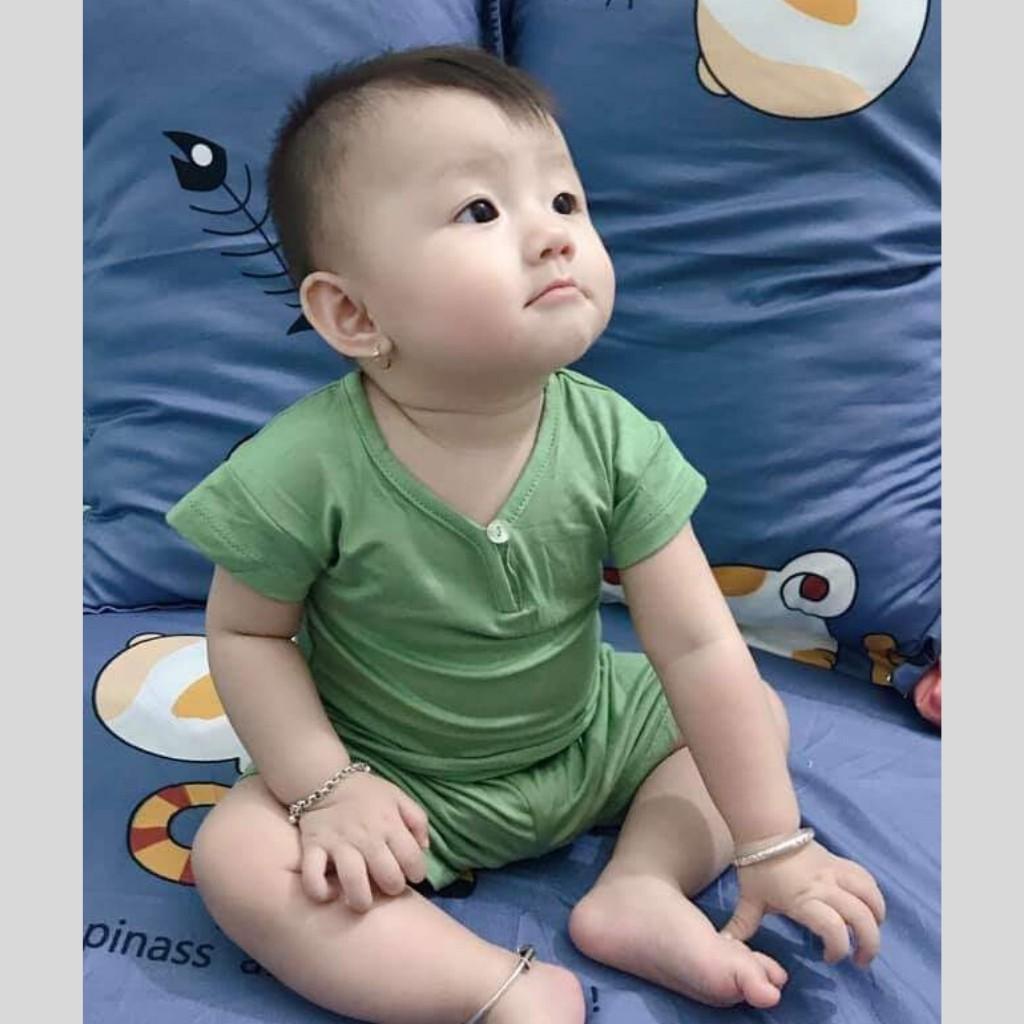 Bộ cộc tay cho bé bộ Minky Mom cộc tay cho bé trai bé gái chất thun lạnh cao cấp siêu mềm siêu mát .