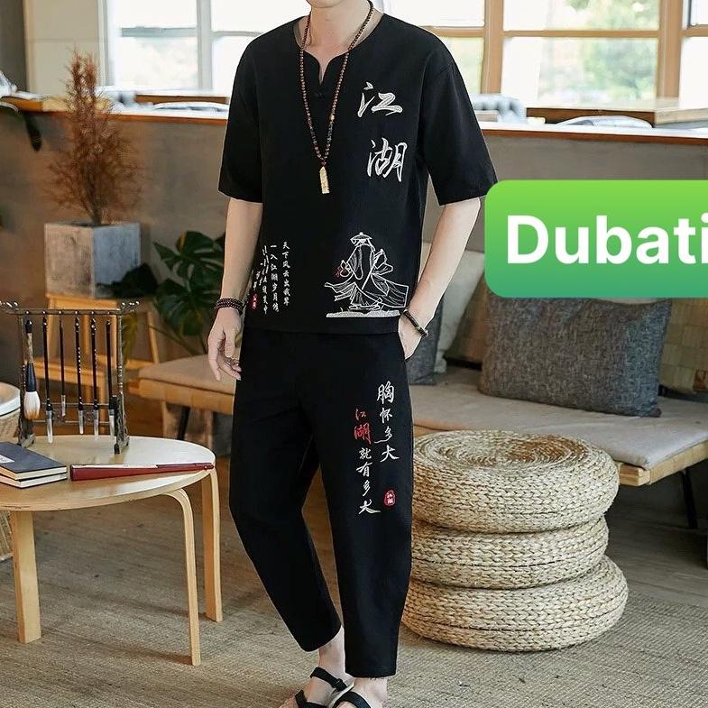 ĐỒ BỘ THỂ THAO CHỮ NHẬT, ĐỒ BỘ NAM, CHẤT VẢI XỊN SÒ SIÊU HOT TREND 2022 - DUBATI FASHION