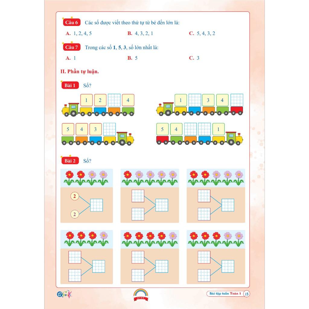 Bài Tập Tuần - Toán 1 - Cả Năm - Chân Trời Sáng Tạo - Bản Quyền