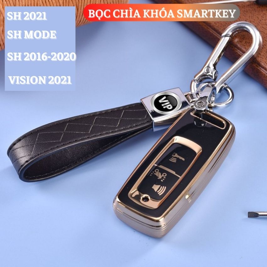 Bọc Chìa Khoa Smartkey Cho Xe SH , Sh Mode , Vision 2021 Bọc Smartkey mẫu Mới Chất Liệu Nhựa TPU đàn Hồi