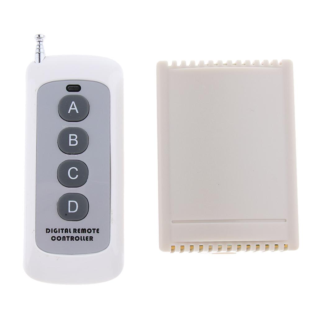 4 Way Channel RF Smart Remote Control Switch 433 for Home Relay DC12V