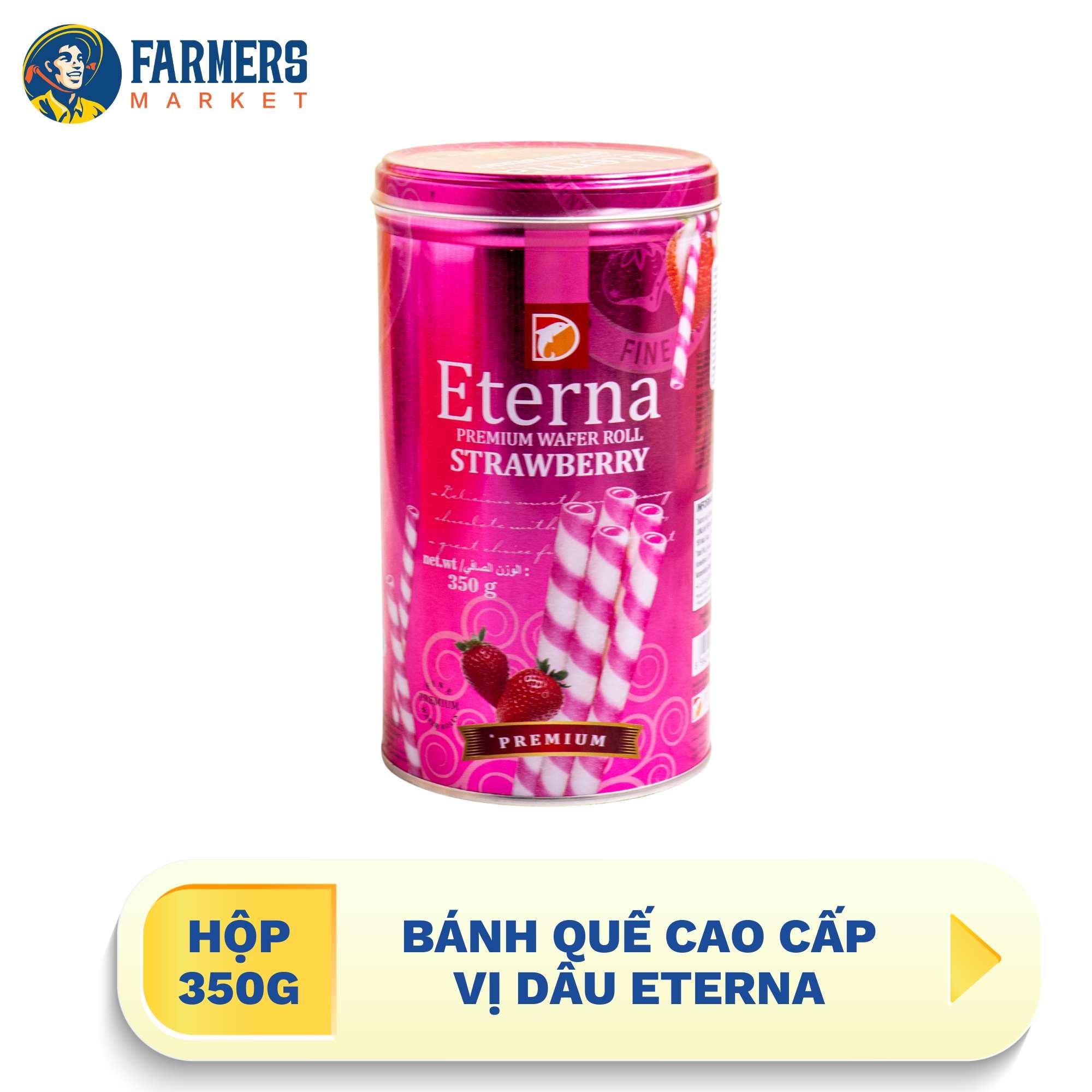 Bánh quế cao cấp vị dâu Eterna 350 g